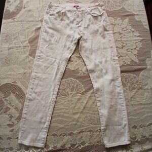 #035 T & Y Fashion White Jean Pants Size 13/14